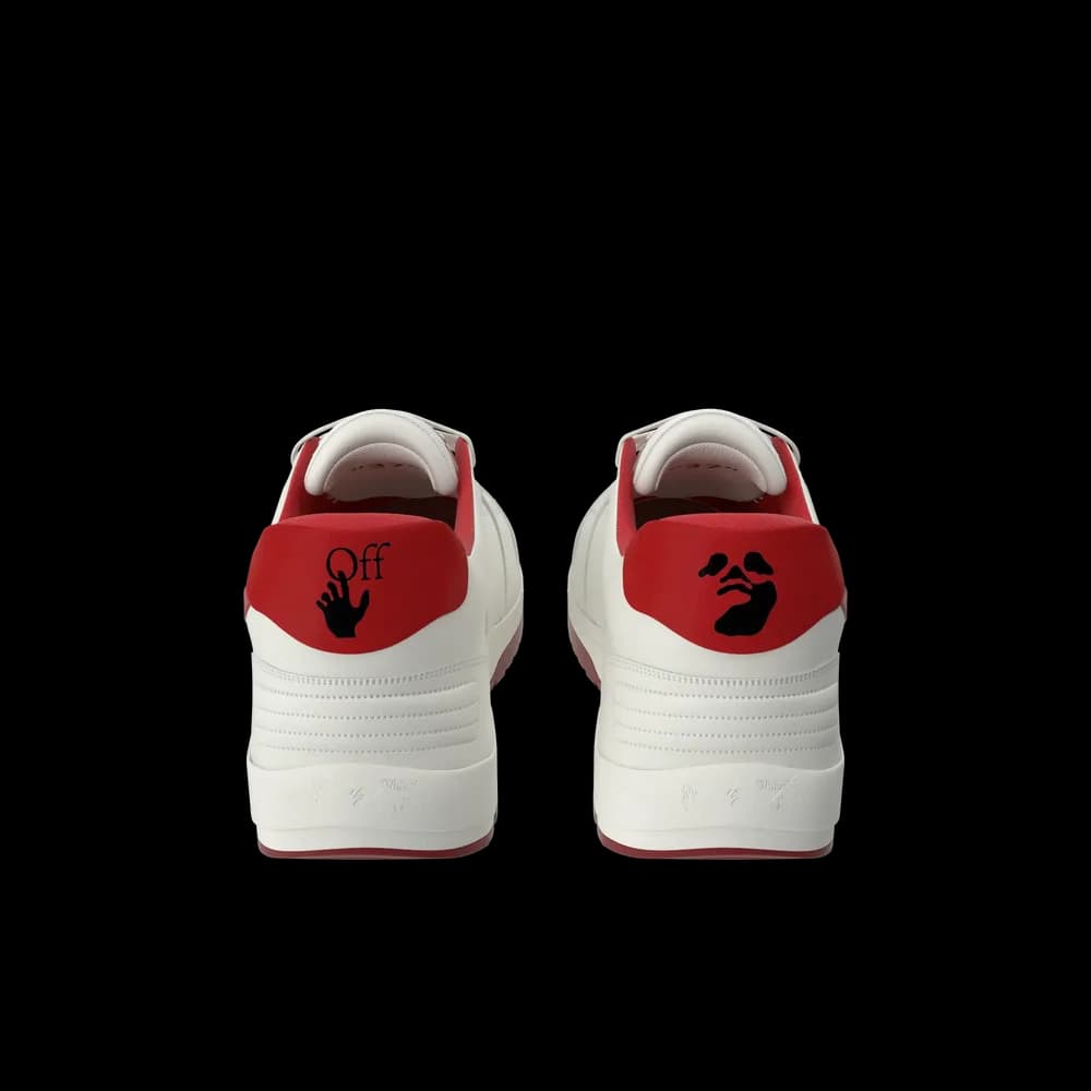 Sports Sneakers Off White & Red thumbnail 4
