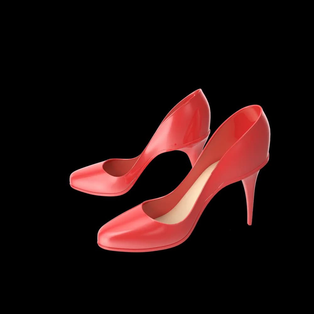 Red Shoes - alternate view