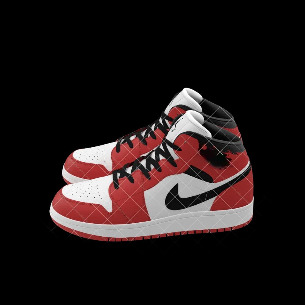 Nike Air Jordan 1 Red And Black - alternate view