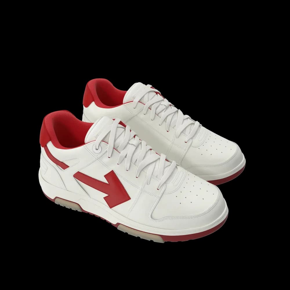 Sports Sneakers Off White & Red - alternate view