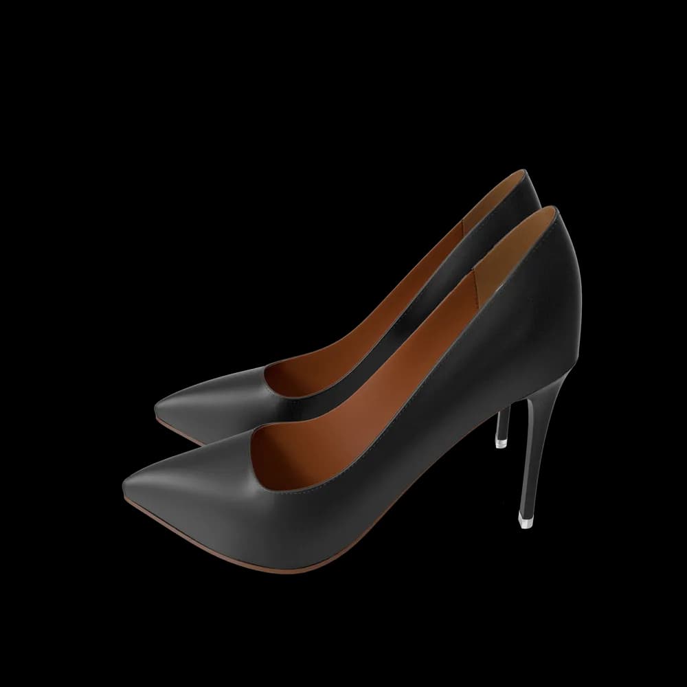 Black & Brown Slipper - alternate view
